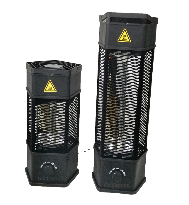 Infrared wall heater for bathroom